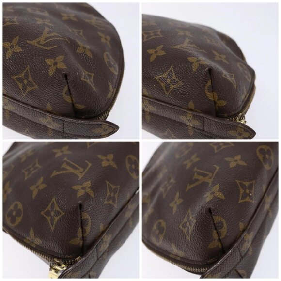 LOUIS VUITTON Monogram Trousse Demi Ronde Cosmetic Pouch M47520 LV Auth BA4901 - Picture 15 of 15